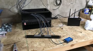 Home Network Cabinet Install